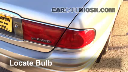 2004 Buick LeSabre Custom 3.8L V6 Luces Luz de reversa (reemplazar foco)